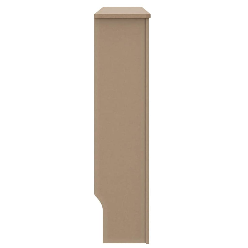 vidaXL Radiátor fedezék 2 pcs Barna 152x19x81.5cm Faanyag