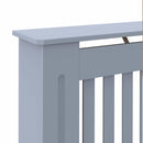 vidaXL Radiátor fedezék 2 pcs Szürke 172 x 19 x 81,5 cm Faanyag