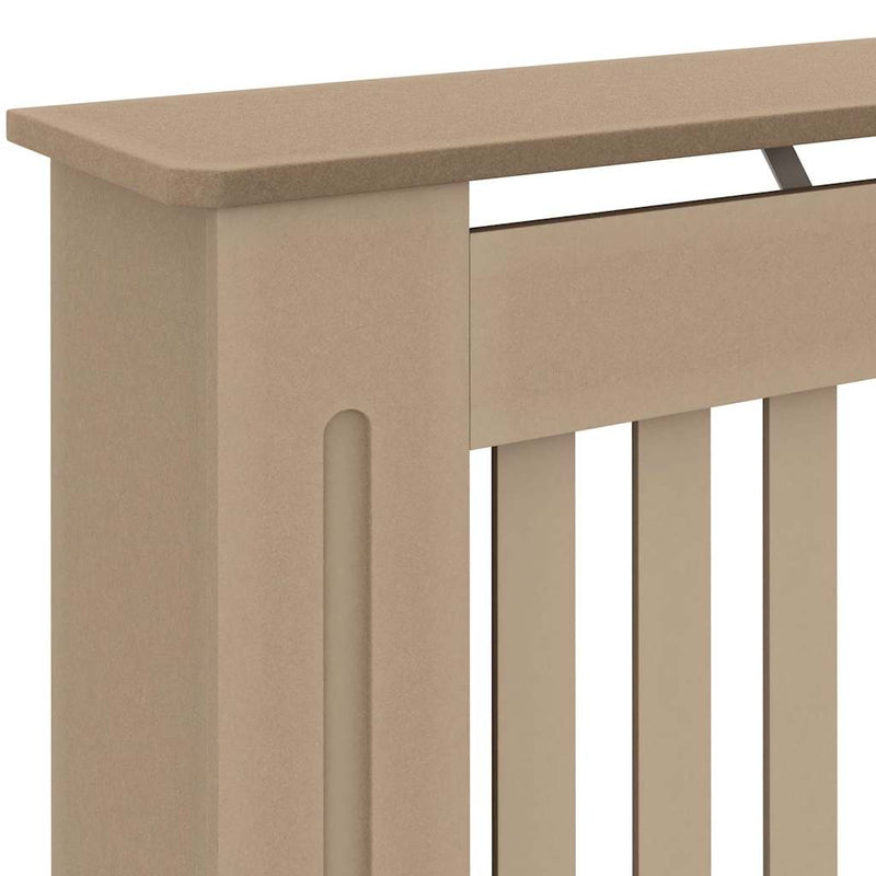 vidaXL Radiátor fedezék 2 pcs Barna 172x19x81.5cm Faanyag