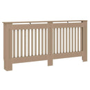 vidaXL Radiátor fedezék 2 pcs Barna 172 x 19 x 81,5 cm Faanyag