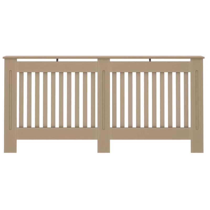 vidaXL Radiátor fedezék 2 pcs Barna 172x19x81.5cm Faanyag