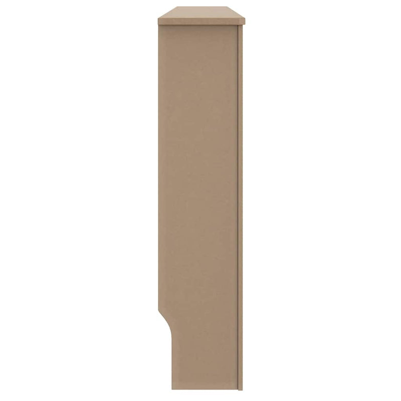 vidaXL Radiátor fedezék 2 pcs Barna 172x19x81.5cm Faanyag