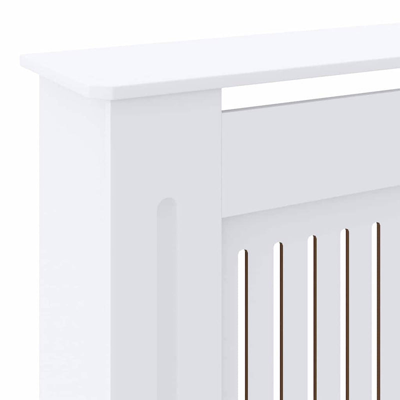 vidaXL Radiátor fedezék 2 pcs Fehér 205x20.5x81.5cm Faanyag