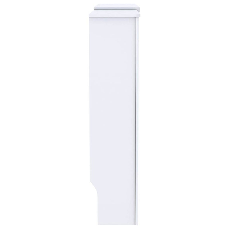 vidaXL Radiátor fedezék 2 pcs Fehér 205x20.5x81.5cm Faanyag