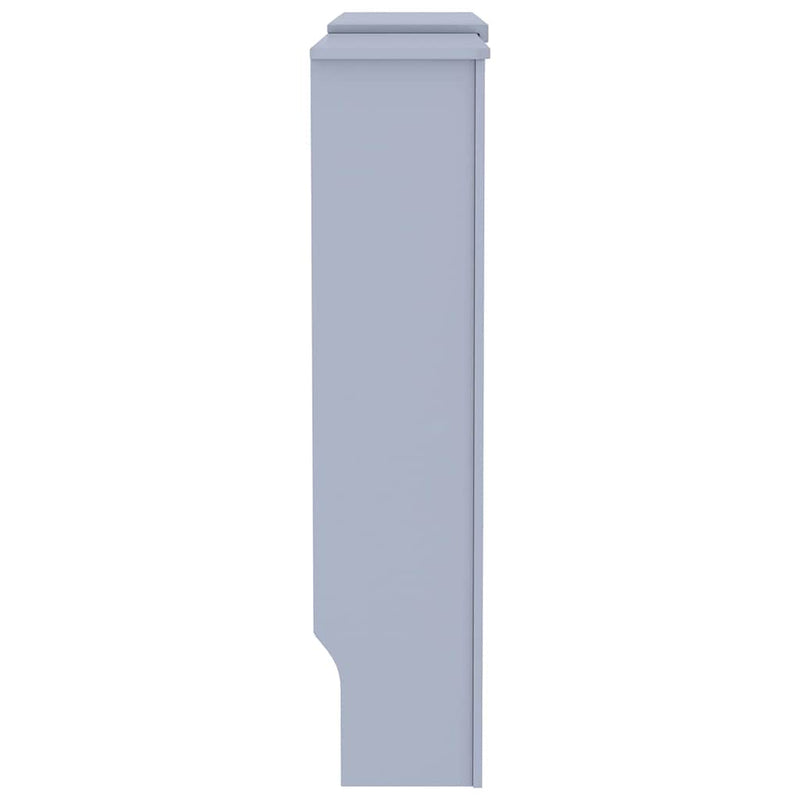 vidaXL Radiátor fedezék 2 pcs Szürke 205x20.5x81.5cm Faanyag
