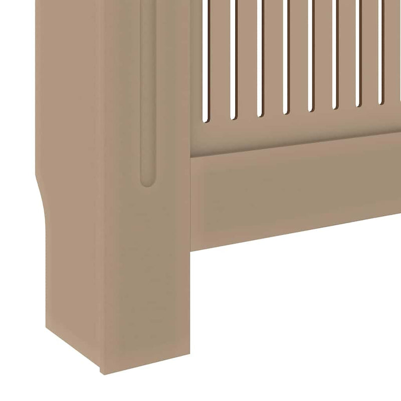 vidaXL Radiátor fedezék 2 pcs Barna 205x20.5x81.5cm Faanyag