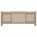 vidaXL Radiátor fedezék 2 pcs Barna 205 x 20,5 x 81,5cm Faanyag