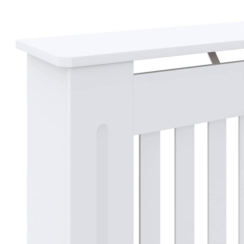 vidaXL Radiátor fedezék 2 pcs Fehér 78x19x81.5cm Faanyag