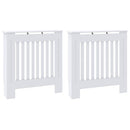 vidaXL Radiátor fedezék 2 pcs Fehér 78 x 19 x 81,5cm Faanyag