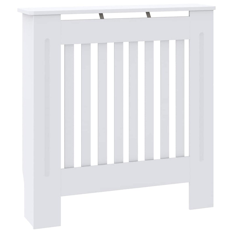 vidaXL Radiátor fedezék 2 pcs Fehér 78x19x81.5cm Faanyag