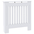 vidaXL Radiátor fedezék 2 pcs Fehér 78 x 19 x 81,5cm Faanyag