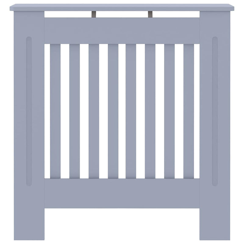 vidaXL Radiátor fedezék 2 pcs Szürke 78x19x81.5cm Faanyag