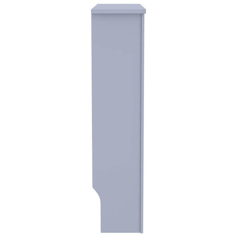 vidaXL Radiátor fedezék 2 pcs Szürke 78x19x81.5cm Faanyag