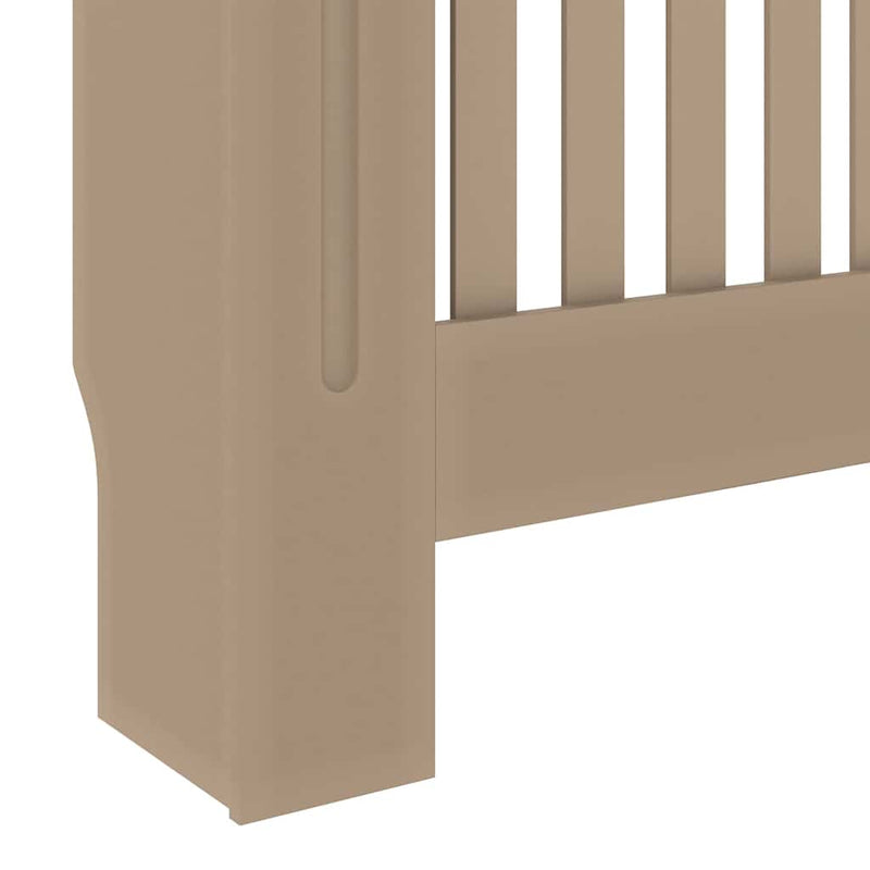 vidaXL Radiátor fedezék 2 pcs Barna 78x19x81.5cm Faanyag