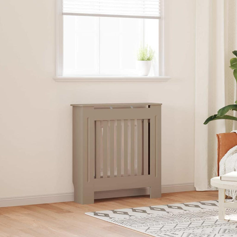 vidaXL Radiátor fedezék 2 pcs Barna 78x19x81.5cm Faanyag
