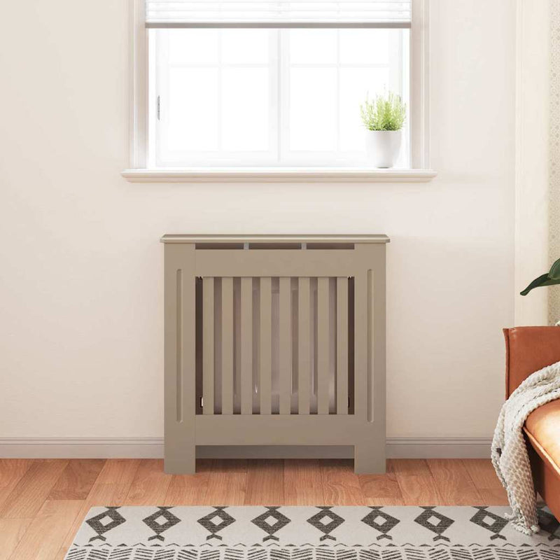 vidaXL Radiátor fedezék 2 pcs Barna 78x19x81.5cm Faanyag