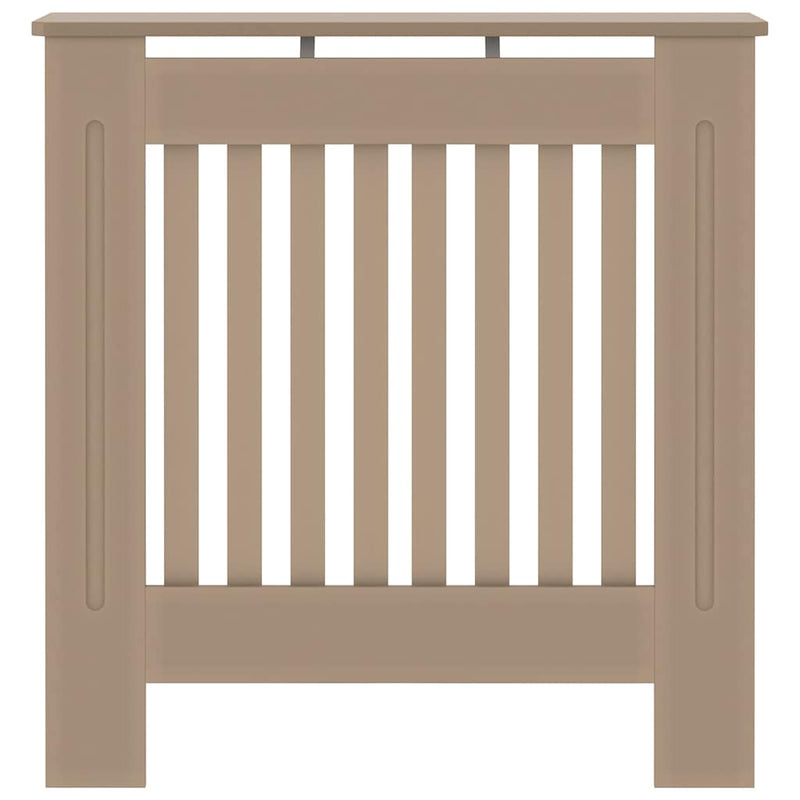 vidaXL Radiátor fedezék 2 pcs Barna 78x19x81.5cm Faanyag