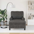 vidaXL PÁRÁS FOTEL párnával Fekete 91 x 157 x 91 cm Műbőr