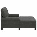 vidaXL PÁRÁS FOTEL párnával Fekete 91 x 157 x 91 cm Műbőr