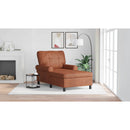 vidaXL PÁRÁS FOTEL párnával Barna 91 x 157 x 91 cm Műbőr