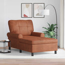 vidaXL PÁRÁS FOTEL párnával Barna 91 x 157 x 91 cm Műbőr