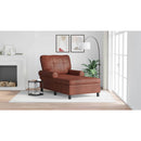 vidaXL PÁRÁS FOTEL párnával Fényes Barna 91 x 157 x 91 cm Műbőr