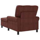 vidaXL PÁRÁS FOTEL párnával Fényes Barna 91 x 157 x 91 cm Műbőr