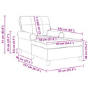 vidaXL PÁRÁS FOTEL párnával Bordó 91 x 157 x 91 cm Bársony