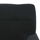 vidaXL PÁRÁS FOTEL párnával Fekete 91 x 157 x 91 cm Bársony