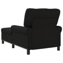 vidaXL PÁRÁS FOTEL párnával Fekete 91 x 157 x 91 cm szövet