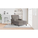 vidaXL PÁRÁS FOTEL párnával Tópszínű 91 x 157 x 91 cm szövet