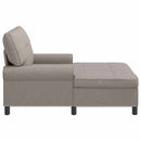 vidaXL PÁRÁS FOTEL párnával Tópszínű 91 x 157 x 91 cm szövet
