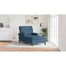 vidaXL PÁRÁS FOTEL párnával Kék 91 x 157 x 91 cm szövet