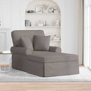 vidaXL Fotel Loungba Szoknyával párnával 3 pcs Tópszínű szövet