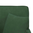 vidaXL Fotel Loungba Szoknyával 3 pcs Dzsungel zöld Bársonyos szövet
