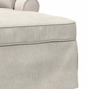 vidaXL Fotel Loungba Szoknyával Krémszínű 157 x 91 x 91 cm ARES