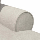 vidaXL Fotel Loungba Szoknyával Krémszínű 157 x 91 x 91 cm ARES