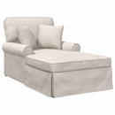 vidaXL Fotel Loungba Szoknyával Krémszínű 157 x 91 x 91 cm ARES