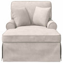vidaXL Fotel Loungba Szoknyával Krémszínű 157 x 91 x 91 cm ARES