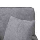 vidaXL Fotel Loungba Szoknyával Világosszürke 157 x 91 x 91 cm ARES