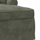 vidaXL Fotel Loungba Szoknyával párnával Zöld 157 x 91 x 91 cm ARES