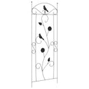vidaXL Kerti Kerítés 3 pcs Fekete 110 x 40 cm Acél