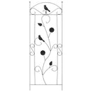 vidaXL Kerti Kerítés 3 pcs Fekete 110 x 40 cm Acél