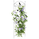 vidaXL Kerti Kerítés 3 pcs Fekete 110 x 40 cm Acél