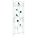 vidaXL Kerti Kerítés 3 pcs Zöld 110 x 40 cm Acél