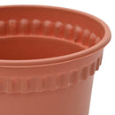 vidaXL Növénycserép 6 pcs Tégla Vörös Ø 12,5 x 10 cm Műanyag