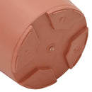 vidaXL Növénycserép 6 pcs Tégla Vörös Ø 12,5 x 10 cm Műanyag