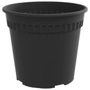 vidaXL Növénycserép 6 pcs Fekete Ø 17 x 14 cm Műanyag