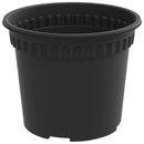 vidaXL Növénycserép 24 pcs Fekete Ø 12,5 x 10 cm Műanyag