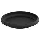 vidaXL Növénycserép 24 pcs Fekete Ø 12,5 x 10 cm Műanyag